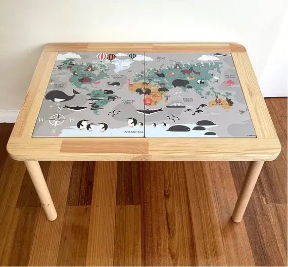 Stolik sensoryczny IKEA FLISAT: Inspiracje, Hacki i Zabawy dla Dzieci