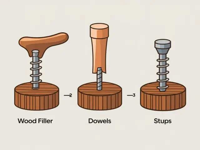 Maskowanie wkrętów w drewnie: 4 metody na niewidoczne łączenia
