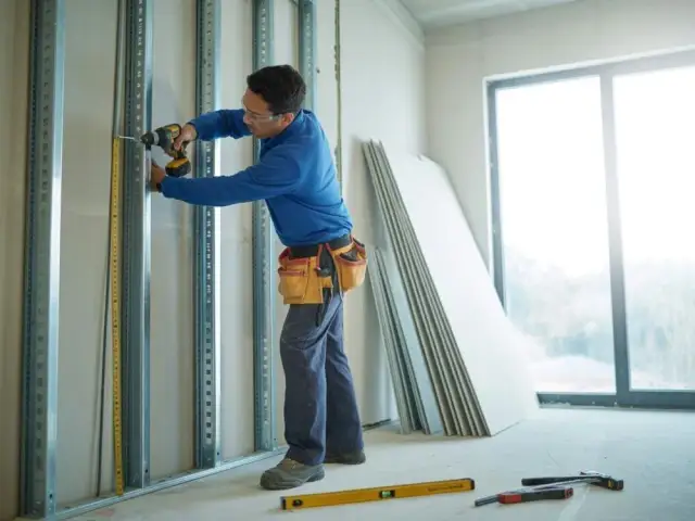 Stelaż pod regipsy DIY: Zbuduj ściankę i sufit jak PRO!