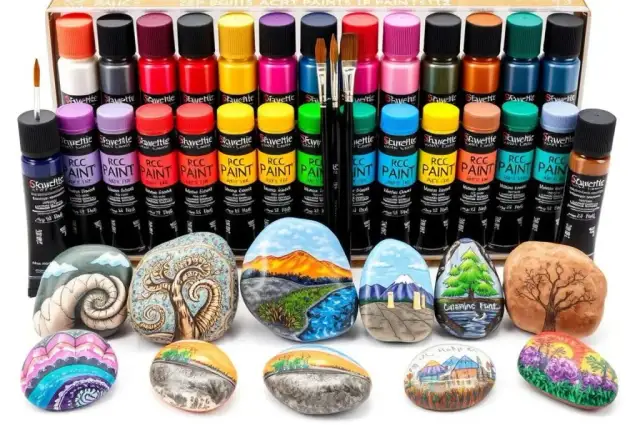 Malowanie kamieni w ogrodzie: jak wybrać farbę i zabezpieczyć efekt?