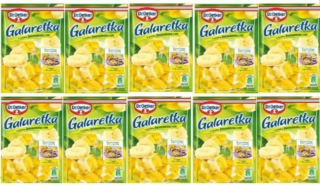 Galaretka bananowa: gdzie kupić i jak zrobić, gdy jej brak?