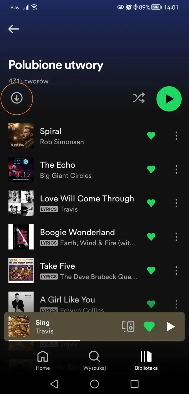 Jak pobrać piosenki z Spotify na telefon i słuchać offline bez problemów