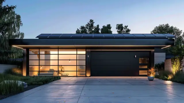 Lampa nad garaż - efektywne oświetlenie solarne do garażu