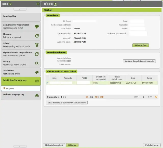 Bon turystyczny: Uwaga! Ostatnie dni na złożenie wniosku - nie przegap terminu