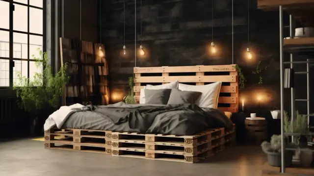 Łóżko z palet: Ekologiczne i stylowe rozwiązanie