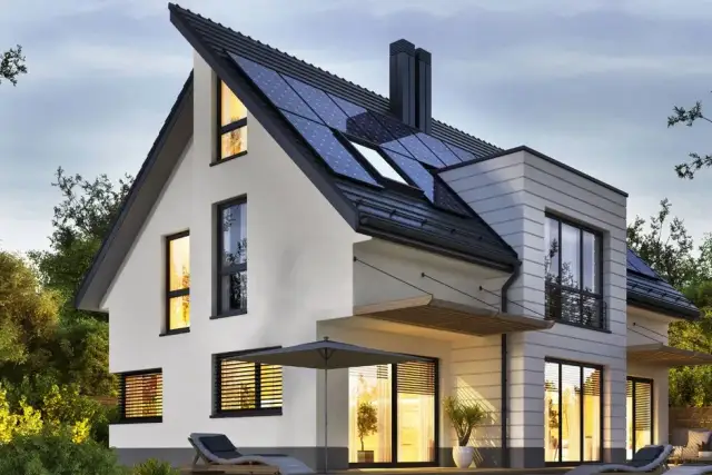 Jak wybrać elewację do wysokiego domu, aby optycznie go obniżyć