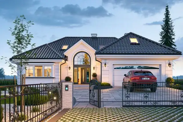 Styl dworkowy dom dworek - elegancja i nowoczesność w architekturze