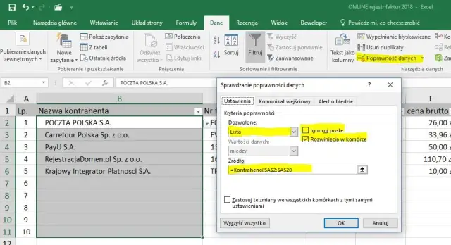Jak łatwo stworzyć listę rozwijaną w Excelu i uniknąć błędów