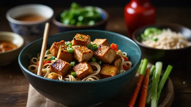 Makaron chiński z tofu: Prosty przepis na pyszne i aromatyczne danie