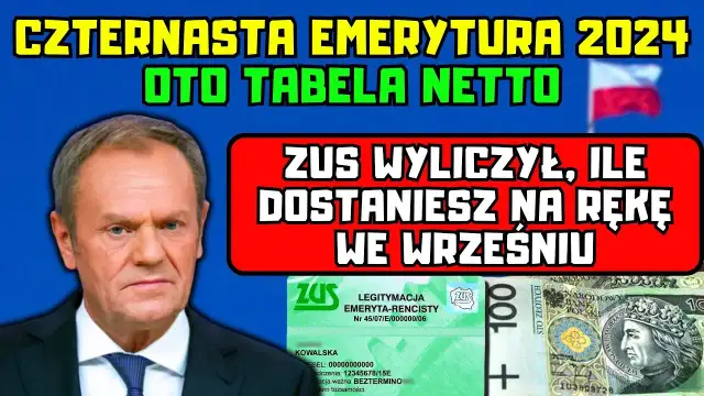 Ile jest 14 emerytury? Sprawdź, ile naprawdę dostaniesz netto