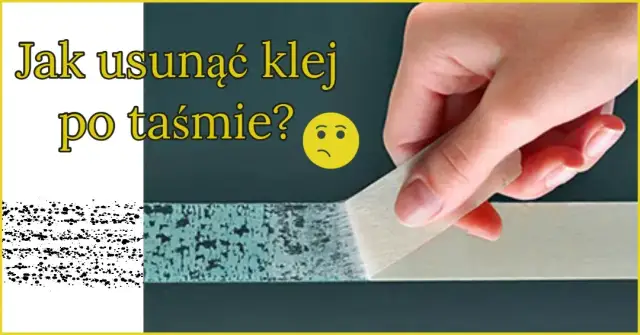 Jak usunąć klej po taśmie z okna: skuteczne metody i porady, które działają