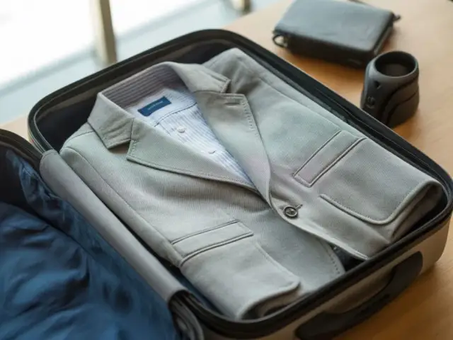 Sekret pakowania marynarki do walizki: Bez zagnieceń w podróży!