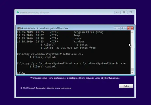 Jak złamać hasło administratora Windows 10 i odzyskać dostęp do komputera