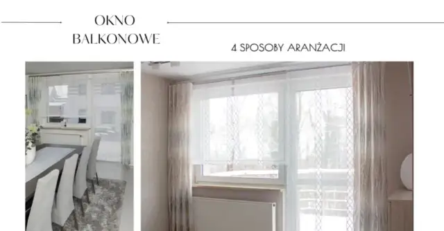 Okno z balkonem jakie firanki - idealne rozwiązania dla Twojego wnętrza
