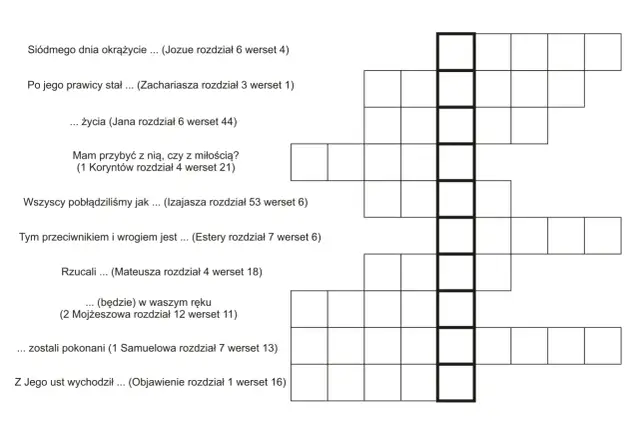 Rozwiązania do krzyżówki: duży rozmiar - 5-literowe hasła i synonimy
