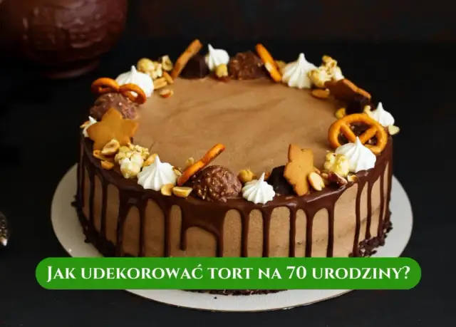 Pomysły na napis na tort na 70 urodziny, które zaskoczą jubilata