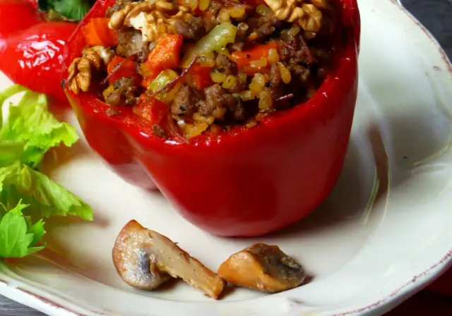 Papryka faszerowana kaszą - najlepszy przepis