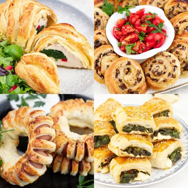 Proste i pyszne przekąski z ciasta francuskiego – przepisy na każdą okazję