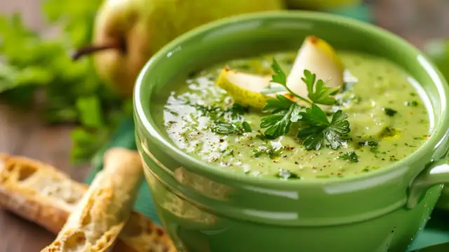 Krem pietruszkowo gruszkowy - Jak zrobić zupę pietruszkowo-gruszkową