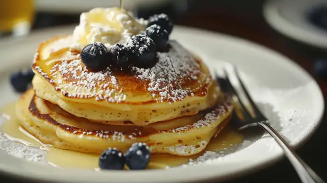 Placki z bieluchem: Prosty przepis na placki z serkiem bieluch na śniadanie
