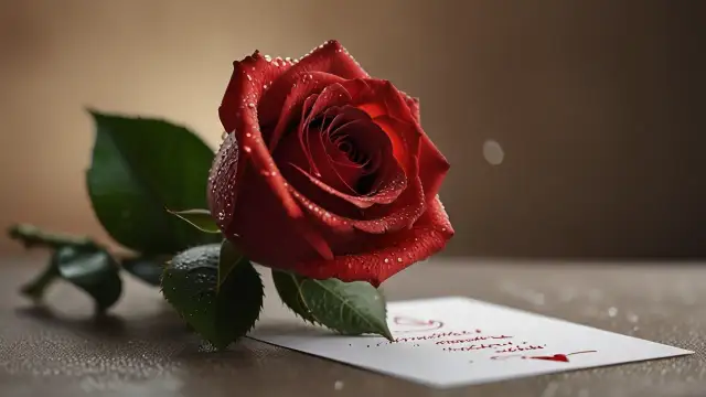 Jaki przekaz niesie romantyczny gest, czyli jedna czerwona róża?