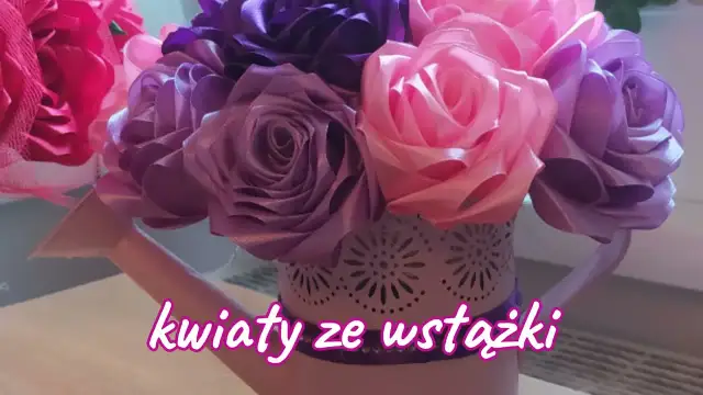Kwiaty ze wstążki DIY: Stwórz piękne dekoracje bez wysiłku