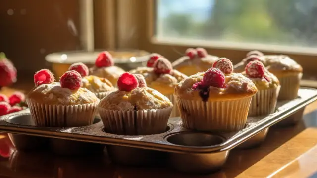 Przepis na muffinki z nadzieniem - pyszne babeczki z nadzieniem
