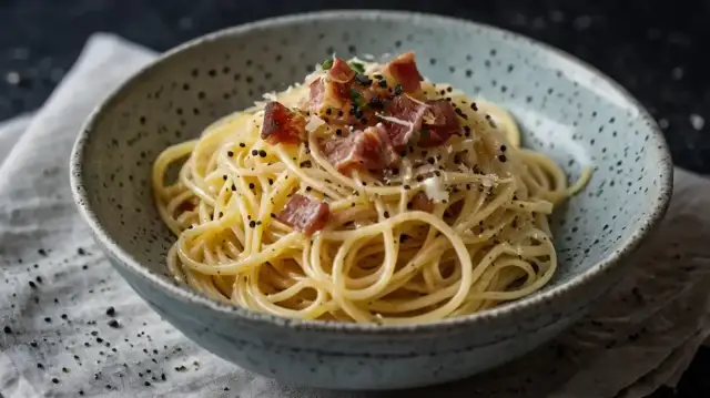 Spaghetti carbonara bez jajek - pyszne przepisy na prostą wersję
