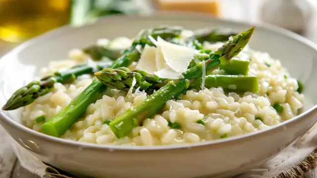 Kremowe risotto ze szparagami: Przepis na pyszne i kremowe risotto
