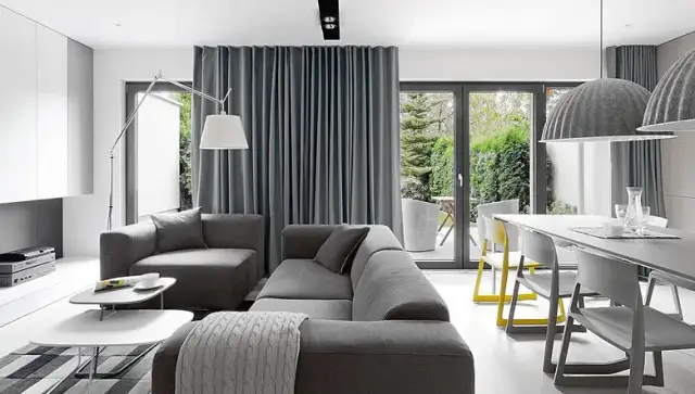 Jakie karnisze do nowoczesnego salonu wybrać, by stworzyć idealną przestrzeń?