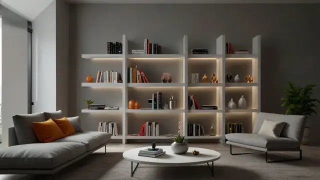 Półki z karton gipsu: Montaż i inspiracje do aranżacji