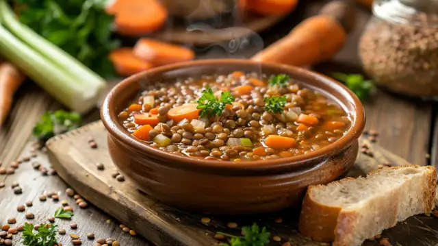 Gulasz z soczewicy - Przepis na pyszny gulasz z zielonej soczewicy