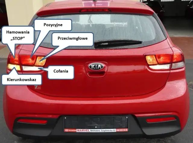 Światła w samochodzie Kia Rio: kompletny poradnik użytkownika