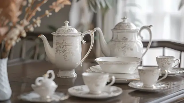 Zestaw kawowy Chodzież: Odkryj urok i wartość porcelany 