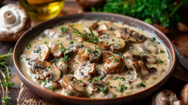 Smaczne duszone pieczarki do obiadu: prosty przepis krok po kroku
