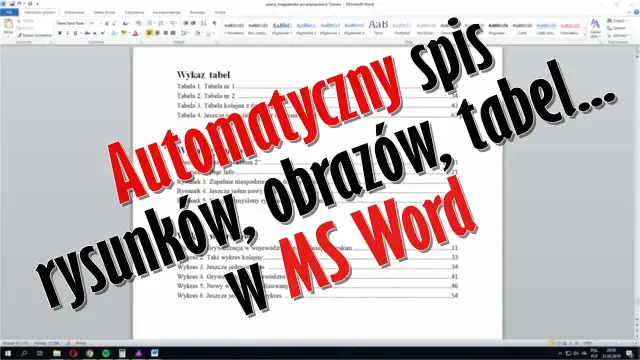 Jak zrobić spis wykresów w Wordzie bez problemów – krok po kroku