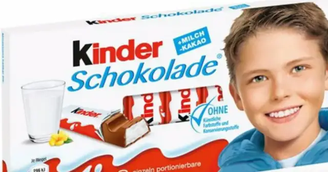 Kto jest na opakowaniu kinder czekolady? Poznaj modela i jego historię