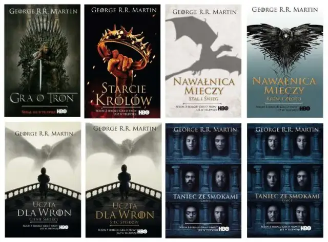 Książki Gra o tron - poznaj serię Pieśń Lodu i Ognia w prawidłowej kolejności