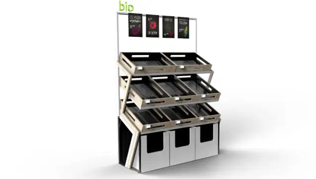 Regały warzywne: funkcjonalne rozwiązania dla sklepów spożywczych