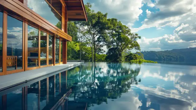 Domy z basenem nad jeziorem: Luksusowy wypoczynek nad wodą