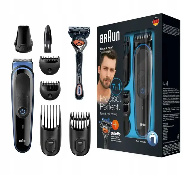 Trymer Braun MGK3040 7w1: Wielofunkcyjny Sprzęt do Pielęgnacji