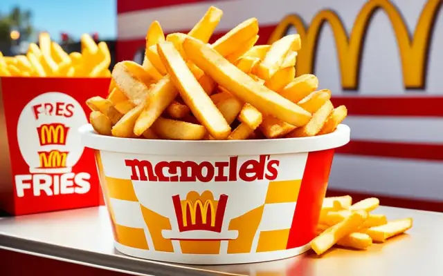 Ile kosztują frytki w maku? Sprawdź ceny i rozmiary frytek