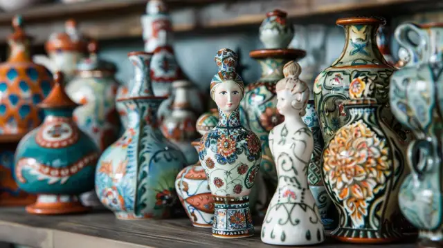 Ćmielów: tradycja i nowoczesność - figurki z urokiem