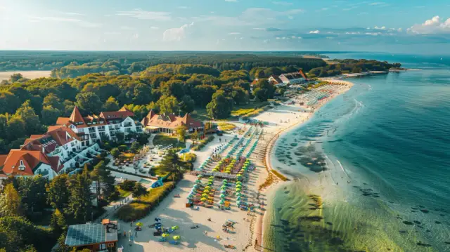 Łazy Rusałka: Wypoczynek w ośrodku Bałtyk nad morzem