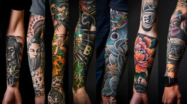 Tatuaż na ręku męski - Wzory tatuaży na rękę i kostkę dla mężczyzn