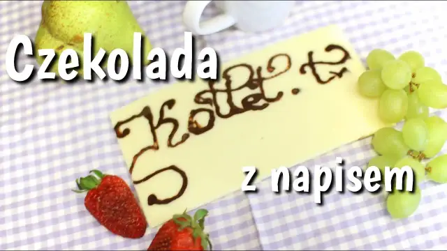 Jak zrobić napis na torcie z czekolady - proste sposoby i triki