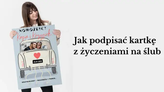 Jak podpisać kartkę z życzeniami na ślub, by zaskoczyć parę młodą