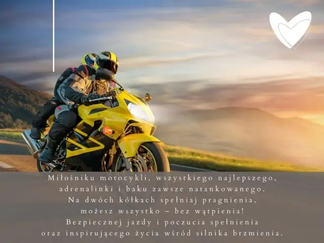 Czego życzyć motocykliście? Inspirujące życzenia na każdą okazję
