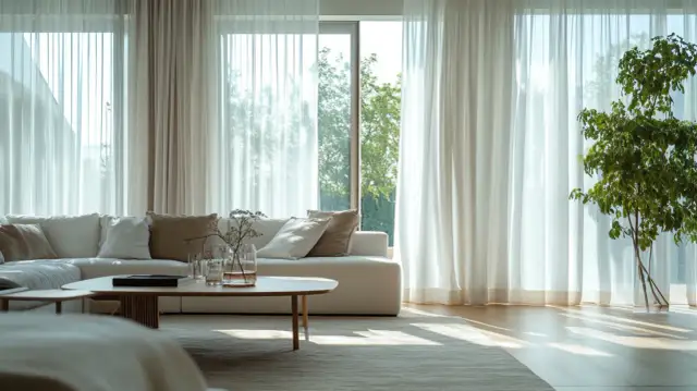 Firanki do salonów: wysokość, styl i jak dopasować do wnętrza?