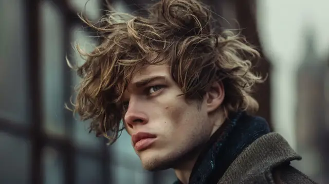 Fryzura półdługa męska - Stylizacje półdługich męskich fryzur